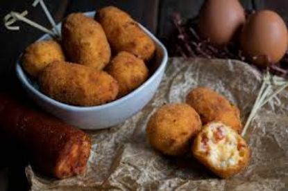 Imagen de Croquetas de huevo y chorizo (12 Uds)