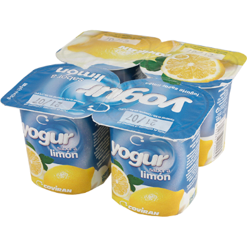Imagen de Lemon flavored yogurt 125 g pack 4 u