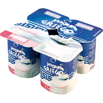 Imagen de GREEK natural sweetened yogurt 125 g pack 4 u