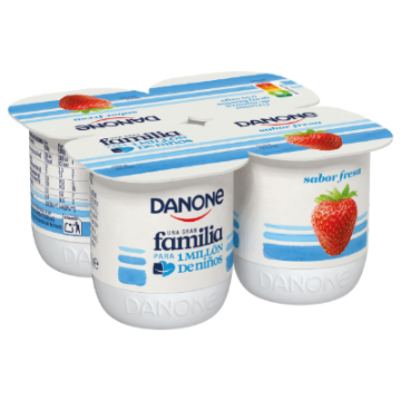 Imagen de YOGUR DANONE FRESA 4X125