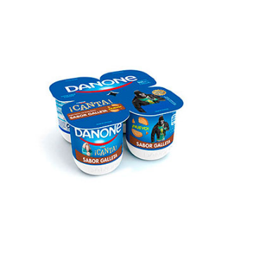 Imagen de YOGUR DANONE GALLETA 4X125