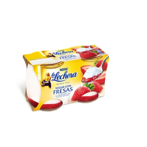 Imagen de YOGUR C/FRESA LA LECHERA 2X125G