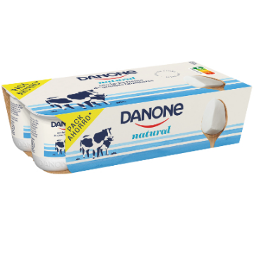 Imagen de YOGUR DANONE NATURAL 8X125GRS