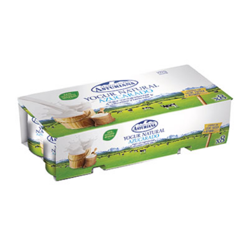 Imagen de YOGUR ASTURIANA AZUCARADO 8X125 GRS