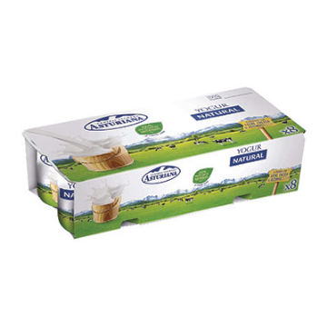 Imagen de YOGUR ASTURIANA NATURAL 8X125 GRS