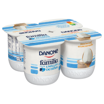 Imagen de YOGUR DANONE AZUCARADO 4X125 GRS