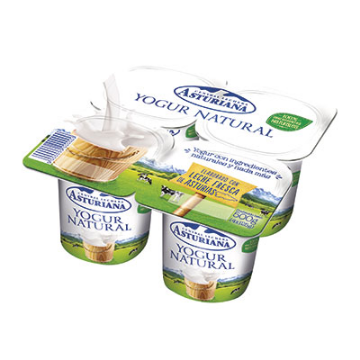 Imagen de YOGUR ASTURIANA NATURAL 4X125 GRS