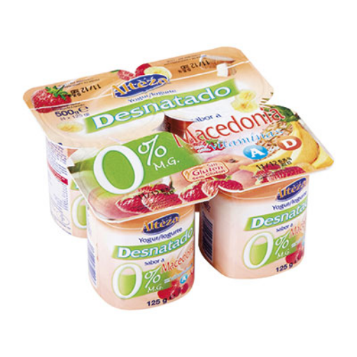 Imagen de YOGUR DESNAT.MACEDONIA ALTEZA 4X125