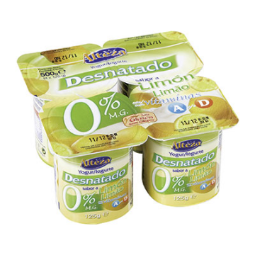 Imagen de YOGUR DESNATADO LIMON ALTEZA 4X125