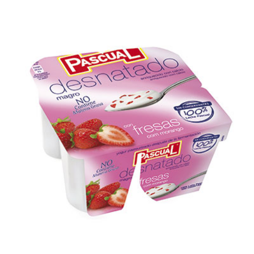 Imagen de YOGUR PASCUAL DESNAT.C/FRESA 4X125