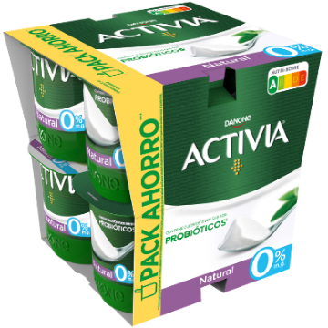 Imagen de ACTIVIA DESNATADO NATURAL 8X125