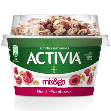 Imagen de ACTIVIA MIX&GO MUESLI/FRAMBUESA