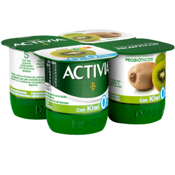 Imagen de ACTIVIA DESNATADO C/KIWI 4X125