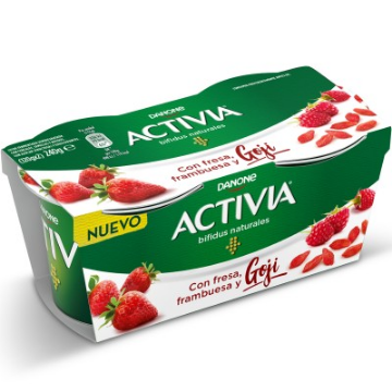 Imagen de ACTIVIA GOJI FRESA FRAMBUESA 2X1