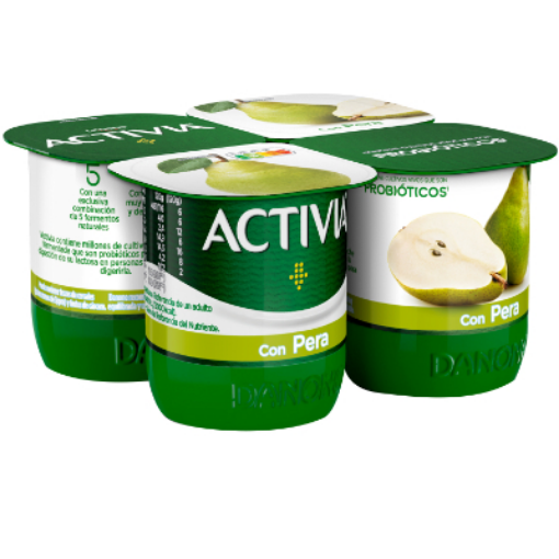 Imagen de ACTIVIA C/PERA 4X125 GRS