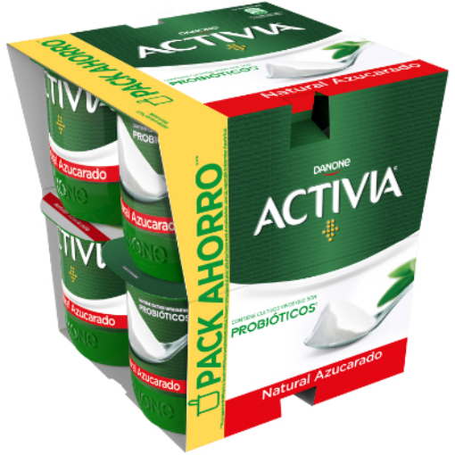 Imagen de ACTIVIA NATURAL AZUCARADO 8X125