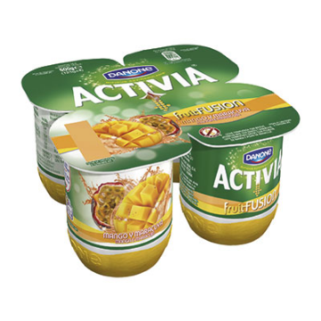 Imagen de ACTIVIA FUSION MANGO/MARACUYA 4X125