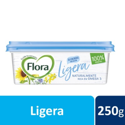 Imagen de MARGARINA LIGERA FLORA 250 G