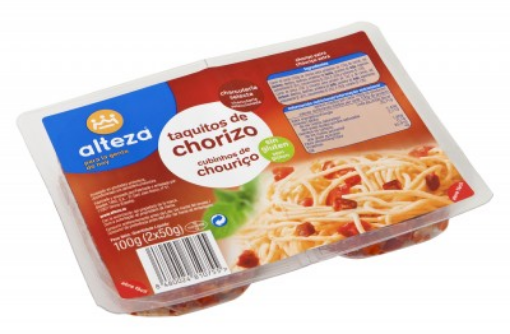 Imagen de CHORIZO ALTEZA TAQUITOS 2X50 GRS