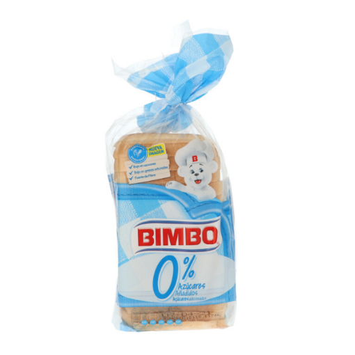 Imagen de PAN MOLDE BIMBO 0% AZUCARES 450G