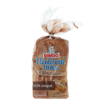 Imagen de PAN MOLDE BIMBO 100% NATURAL INTEGRAL 460G