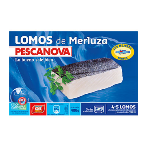 Imagen de MERLUZA PESCANOVA LOMOS 400G