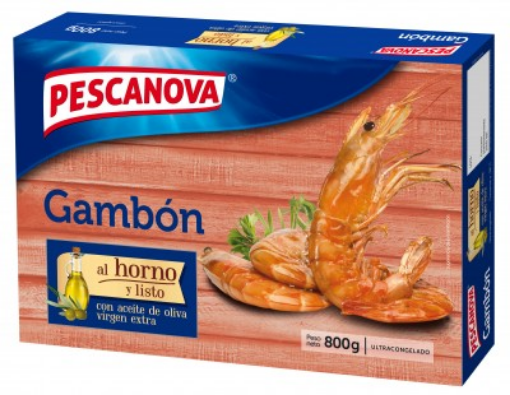 Imagen de GAMBON HORNO PESCANOVA 800G