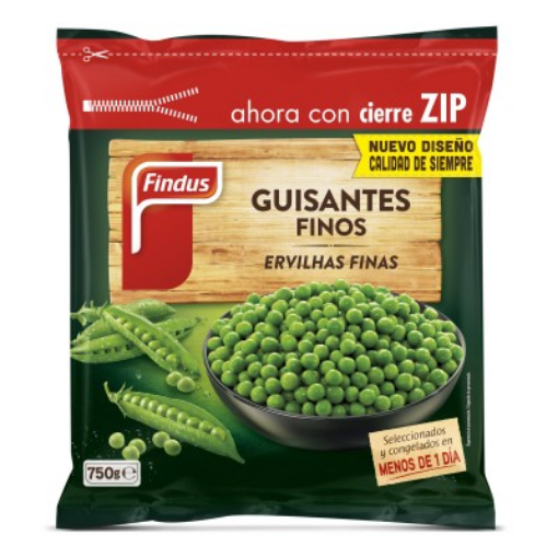 Imagen de GUISANTES FINOS FINDUS 800g.