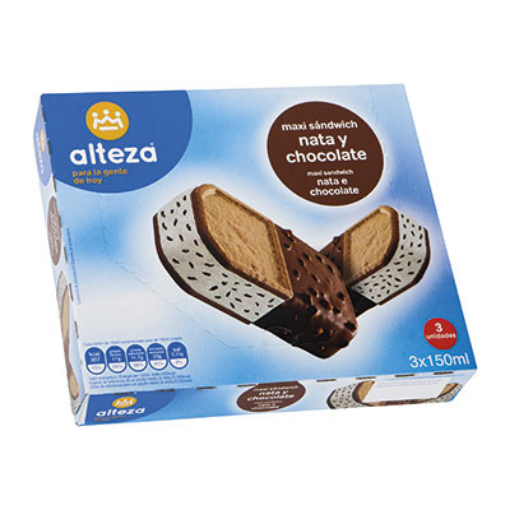 Imagen de ALTEZA MAXI SANDWICH NATA/CHOCO 3X150