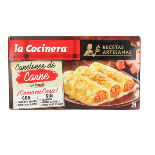 Imagen de CANELONES DE CARNE COCINERA 530