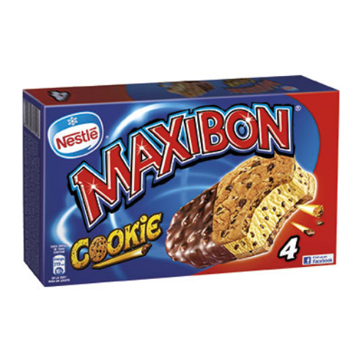 Imagen de MAXIBON NESTLE COOKIE 4X150 ML