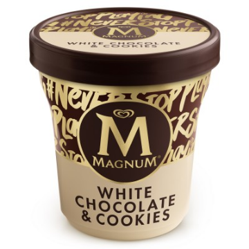 Imagen de MAGNUM PINT WHITE CHOC&COOKIES 4