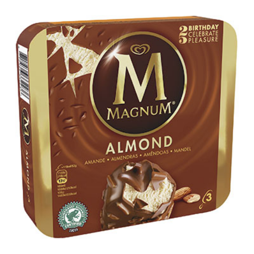 Imagen de MAGNUM ALMENDRAS 3X120 ML