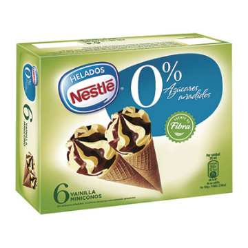 Imagen de MINI CONO VAINILLA CHOCO S/AZUC.NESTLE