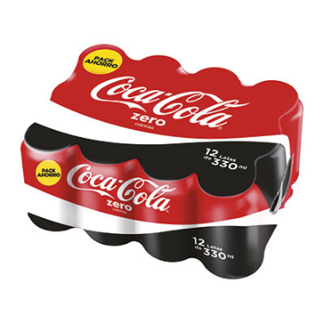 Imagen de COCA COLA ZERO LATA 33 CL.P.12