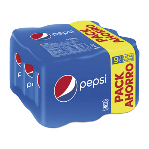 Imagen de PEPSI LATA 330 ML PACK 9