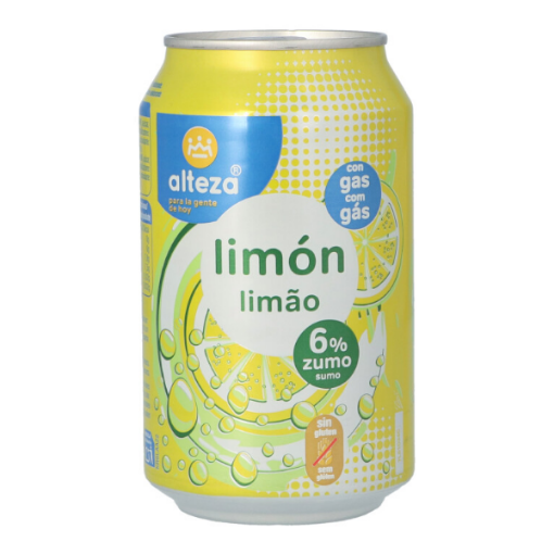 Imagen de BEBIDA ALTEZA LIMON 6% ZUMO LATA 33CL