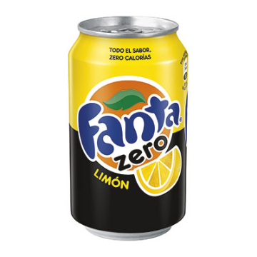 Imagen de FANTA ZERO LIMON LATA 33 CL