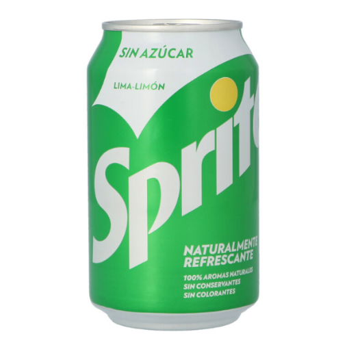 Imagen de SPRITE ZERO LIMON LATA 33CL