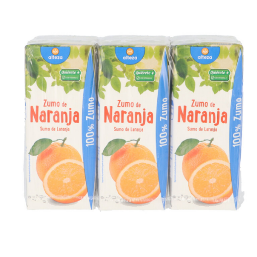 Imagen de ZUMO ALTEZA NARANJA 200ML PACK6