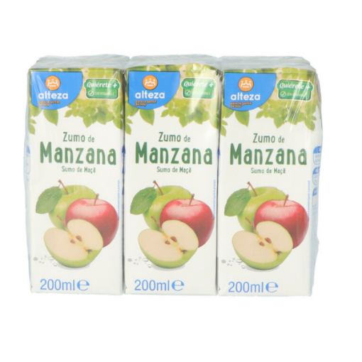 Imagen de ZUMO ALTEZA MANZANA 200ML PACK6