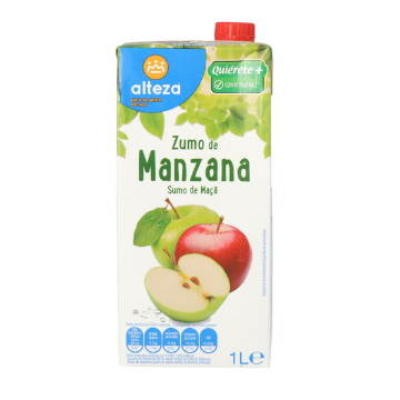 Imagen de ZUMO ALTEZA MANZANA 1L BRICK