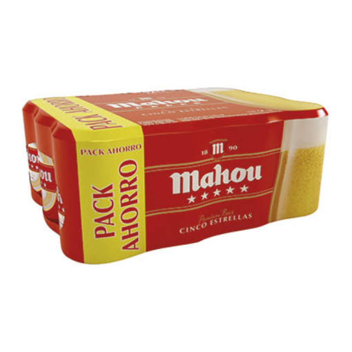 Imagen de CERVEZA MAHOU LATA 33CL P.12