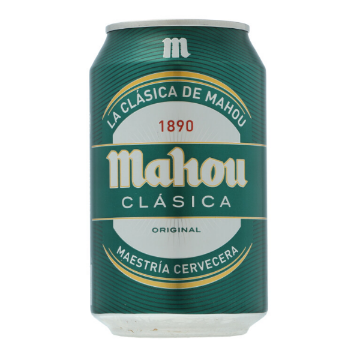 Imagen de CERVEZA MAHOU CLASICA LATA 33CL