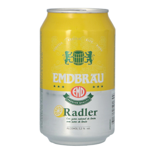 Imagen de CERVEZA EMDBRAU RADLER LATA 33 C