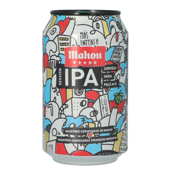 Imagen de CERVEZA MAHOU IPA LATA 33 CL.