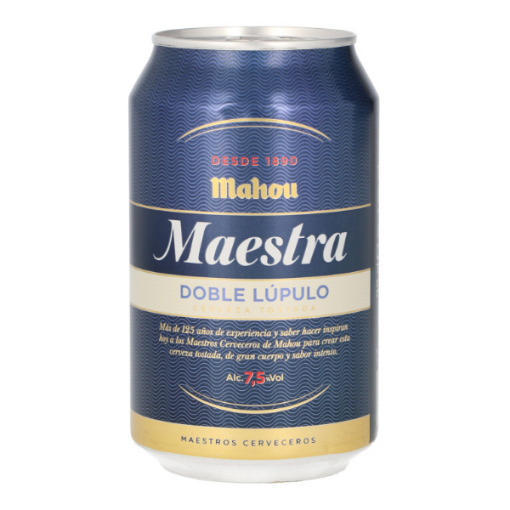 Imagen de CERVEZA MAHOU MAESTRA LATA 33 CL