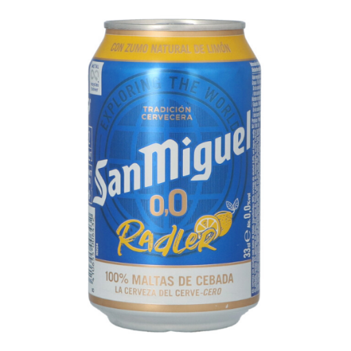 Imagen de CERVEZA SAN MIGUEL RADLER 0,0% LATA 33CL