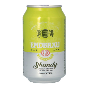 Imagen de CERVEZA EMDBRAU SHANDY LATA 33CL