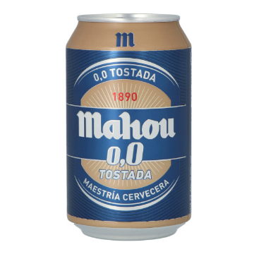 Imagen de CERVEZA MAHOU 0,0 TOSTADA LATA 3